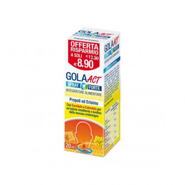 20ml di Spray Forte Emolliente da Gola Act