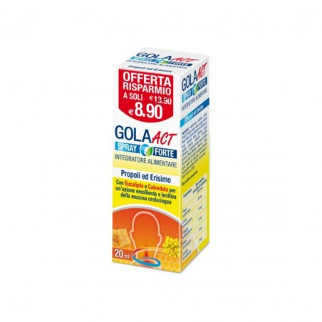 20ml di Spray Forte Emolliente da Gola Act