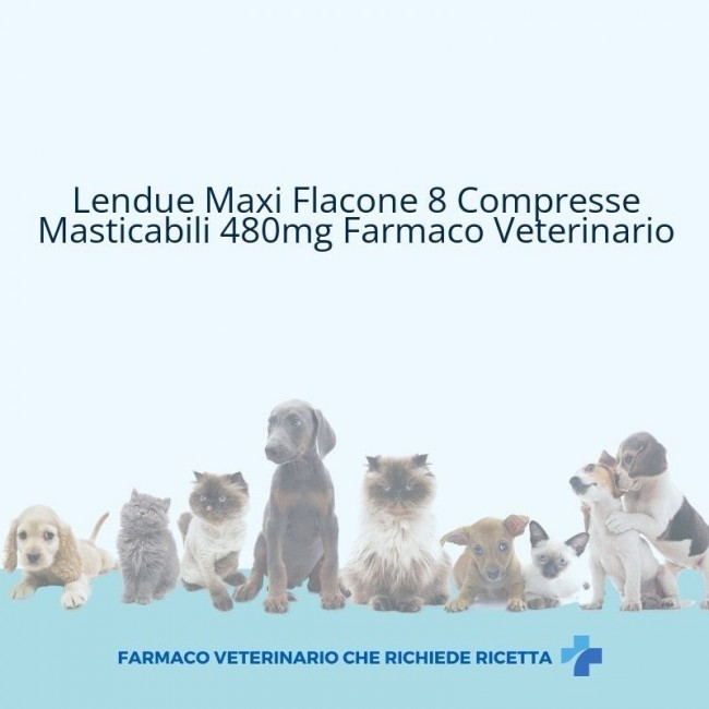 Teknofarma Lendue Maxi 480 Mg Compresse Masticabili Per Cani Di Grossa Taglia