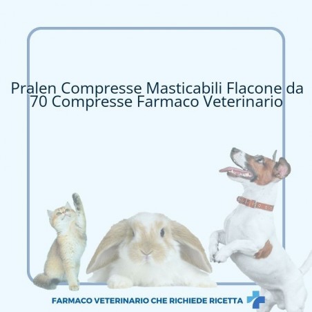 Teknofarma Pralen 240 Mg + 20 Mg Compresse Masticabili Per Gatti E Cani Di Piccola E Media Taglia