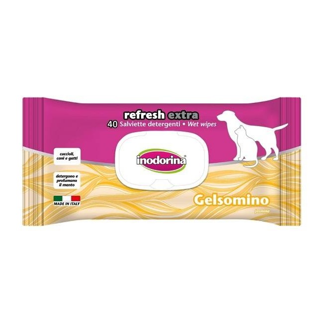 Pet Village Salviette Gelsomino Extra Inodorina 40 Pezzi