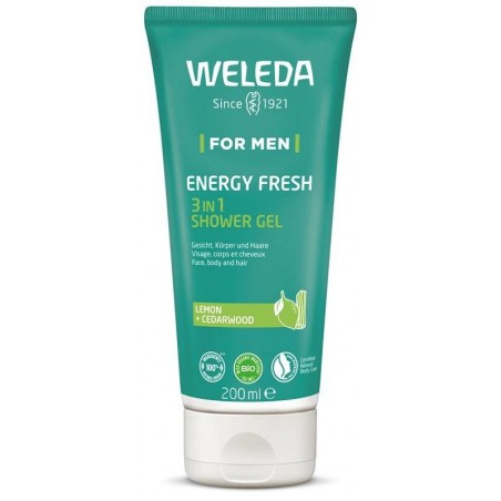 Weleda Doccia For Men Energy Fresh 3in1 Shower Gel 200 Ml