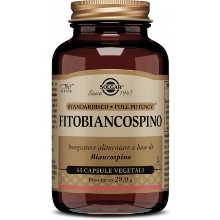 Solgar Fitobiancospino 60 Capsule Vegetali