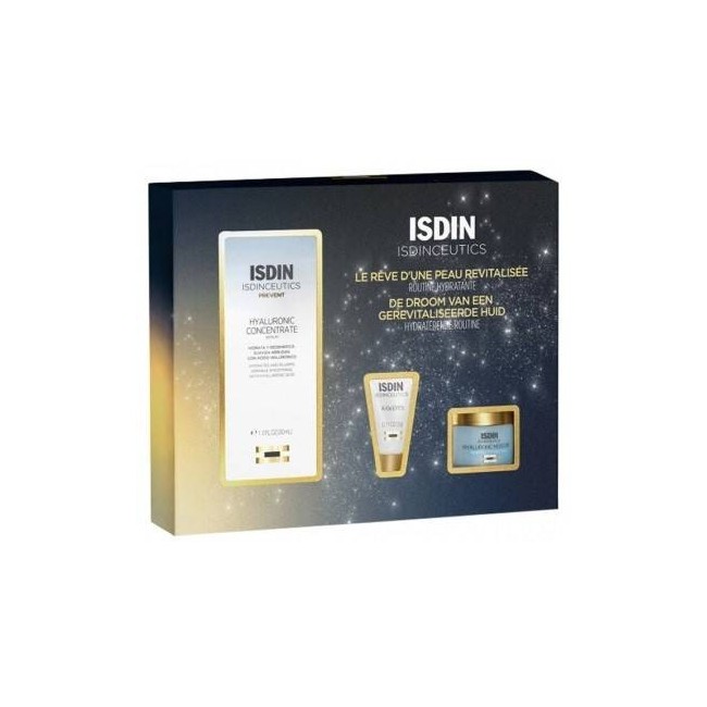 Isdinceutics Pack Rutina Hidr Navidad 2023 1 Siero 30 Ml + 1 Contorno Occhi 3 Ml + 1 Crema 8 Ml