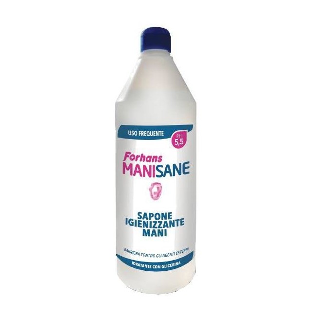 Uragme Forhans Manisane Sapone Igienizzante Ph 5,5 1 Litro