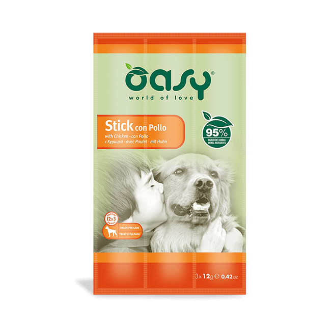 Wonderfood Oasy Snack Dog Stick Con Pollo 3x12 G