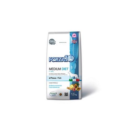 Sanypet Forza10 Medium Diet Con Pesce Per Cani Di Media Taglia Microcapsules 1,5 Kg