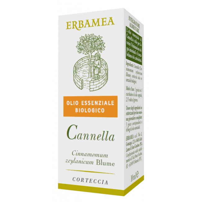 Erbamea Cannella Olio Essenziale Biologico 10 Ml