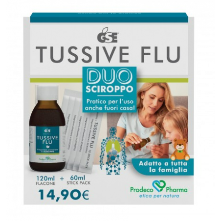 Prodeco Pharma Gse Tussive Flu Duo Flacone+6 Stick Pack Monodose