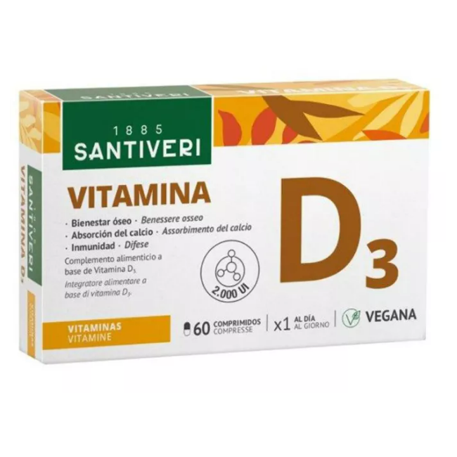 Santiveri Vitamina D3 2000ui Vegetale 60 Compresse