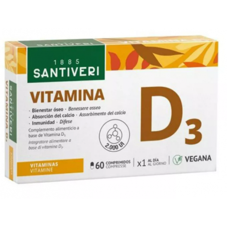 Santiveri Vitamina D3 2000ui Vegetale 60 Compresse