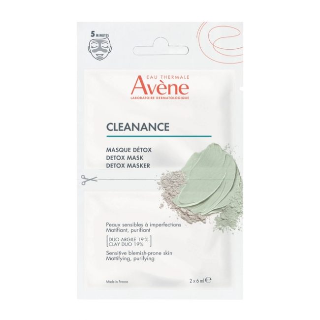 Avène Avene Cleanance Maschera Detox 2 Pezzi Da 6 Ml