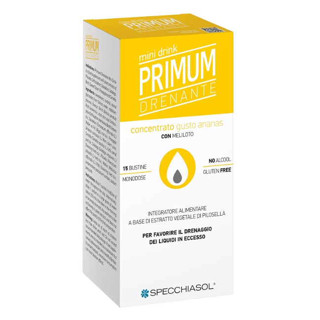 Specchiasol Primum Drenante Mini Drink Ananas 15 Bustine