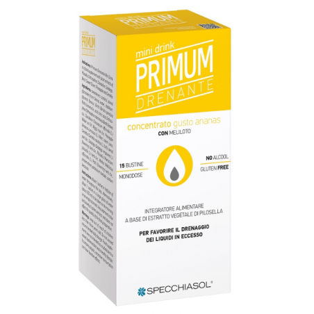 Specchiasol Primum Drenante Mini Drink Ananas 15 Bustine