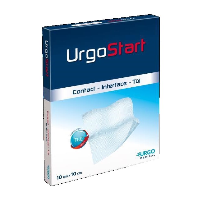 Urgo Medical Medicazione Non Aderente Urgostart Contact 10x10cm 10 Pezzi