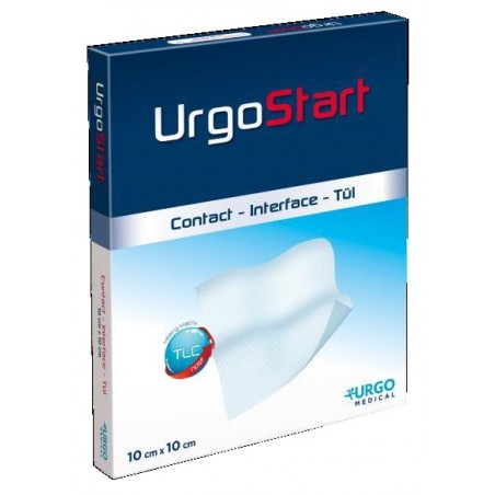 Urgo Medical Medicazione Non Aderente Urgostart Contact 10x10cm 10 Pezzi