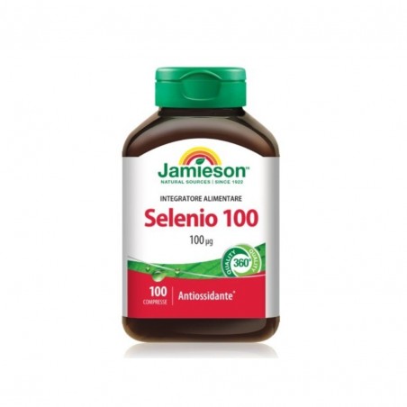 100 compresse di Selenio 100 Antiossidante da Biovita Jamieson