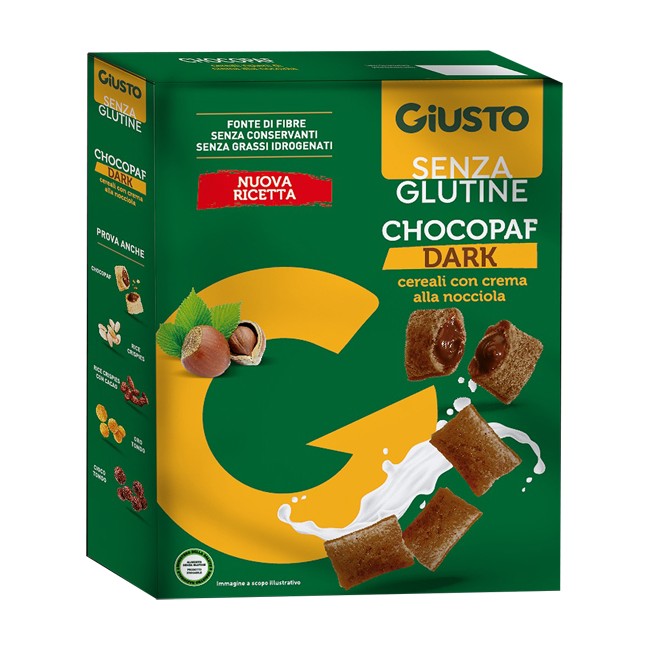 Farmafood Giusto Senza Glutine Chocopaf Dark 250 G