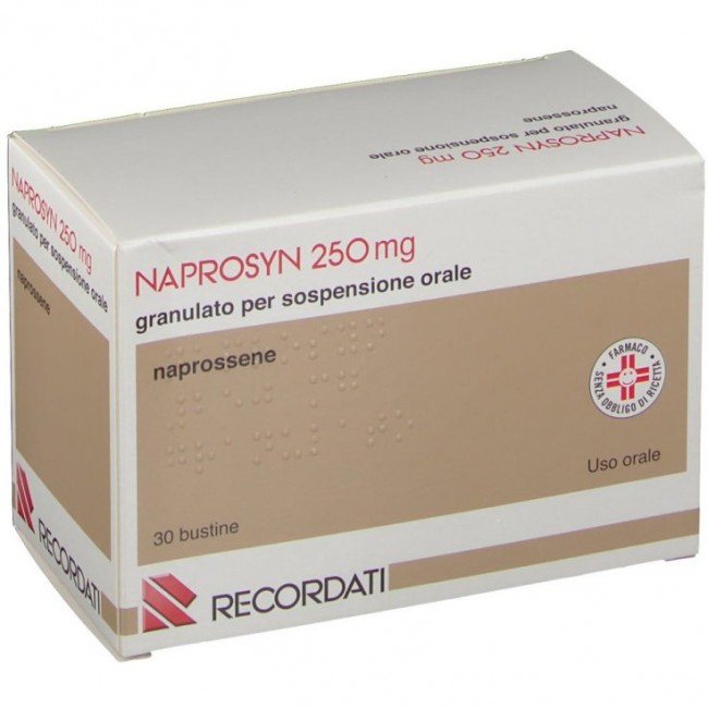 30 bustine Granulato per sospensione orale Naprosyn 250 Mg