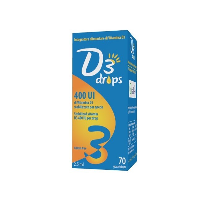 U. G. A. Nutraceuticals D3 Drops 400 Ui Flaconcino 2,5 Ml