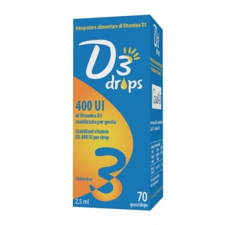 U. G. A. Nutraceuticals D3 Drops 400 Ui Flaconcino 2,5 Ml