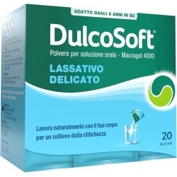 Confezione da 20 bustine dulcosoft per il trattamento di stitichezza occasionale