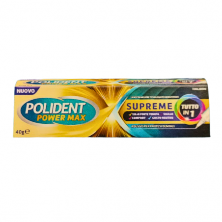 40g di Crema Adesiva Polident Power Max Supreme