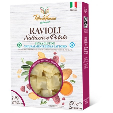 Casanova Food Pasta Venezia Ravioli Salsiccia Patate Senza Glutine Stab 250 G