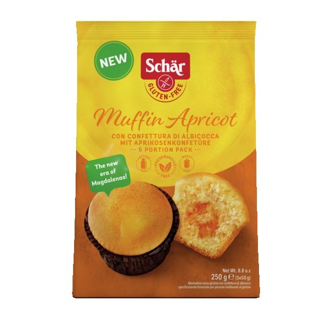 Dr. Schar Schar Muffin Apricot 5 Pezzi Da 50 G