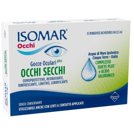 Coswell Isomar Occhi Secchi Plus Gocce Oculari Acido Ialuronico 0,20% 15 Flaconcini