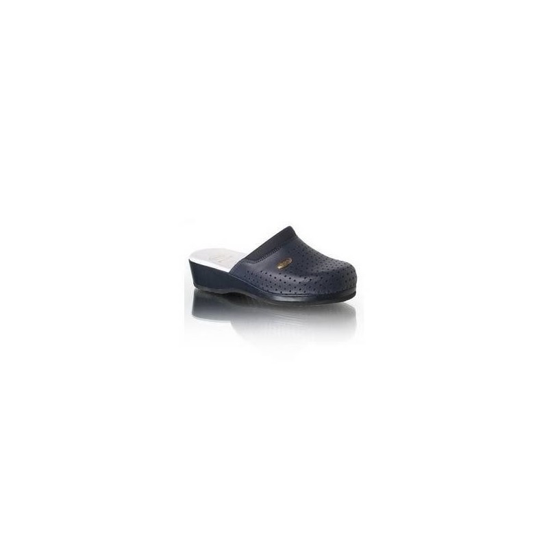 Scholl Shoes Clog Back Guard Bycast Unisex Backguard Navy Blue 35