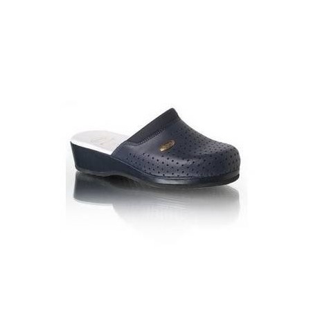 Scholl Shoes Clog Back Guard Bycast Unisex Backguard Navy Blue 35