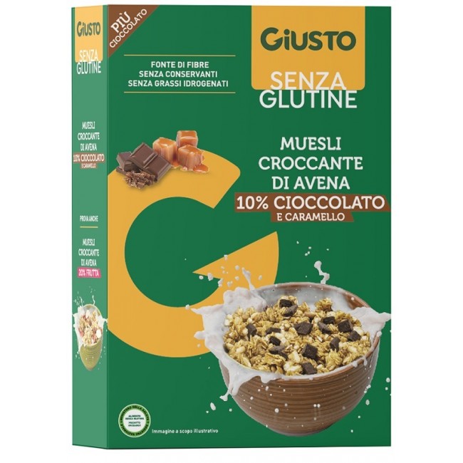 Farmafood Giusto Senza Glutine Muesli Avena Cioccolato 275 G