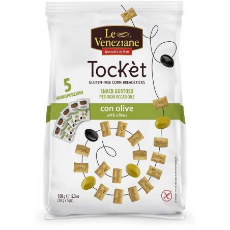 Molino Di Ferro Le Veneziane Tocket Multipack Con Olive 30 G X 5 Pezzi