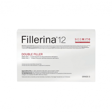 Labo Fillerina 12 Double Filler Neo Mito Base Grado 3 Gel 30 Ml + Emulsione 30 Ml