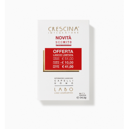 Confezione da 60 compresse di Labo Crescina Integratore Ri-Crescita Neo-Mito Donna