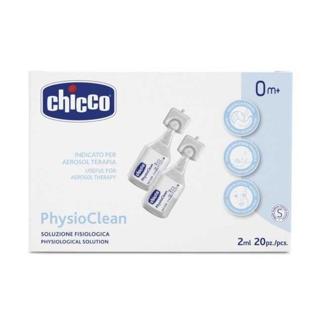 Chicco Soluzione Salina Isotonica Physioclean 20 Pezzi Da 2 Ml