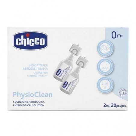 Chicco Soluzione Salina Isotonica Physioclean 20 Pezzi Da 2 Ml