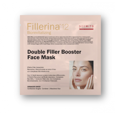 Labo Fillerina 12 Double Filler Mask Biorevitalizing Dosaggio Unico Maschera Monouso Viso 25 Ml