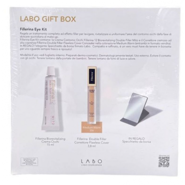 Labo Gift Box Lip Kit Fillerina Biorev Eye Contour Double Filler Mito 1 Bio Eye Contour 5 G + 1 Double Filler Concealer Medio 30