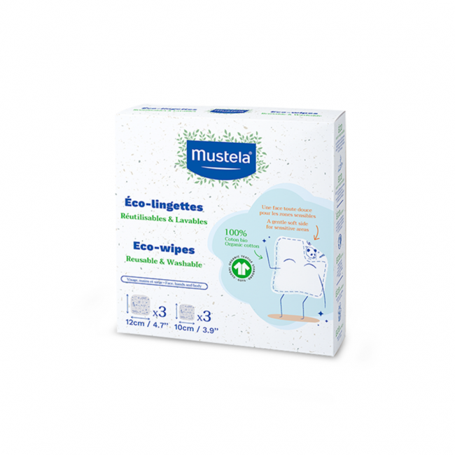 Laboratoires Expanscience Mustela Salviette Lavabili Riutilizzabili 6 Pezzi