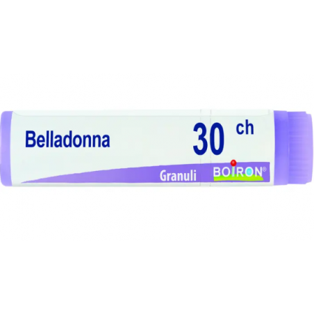 Tubo dose globuli di Belladonna Atropa 30ch della Boiron