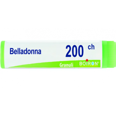 Tubo dose di Belladonna Atropa 200ch globuli della Boiron.