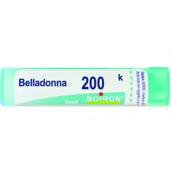 Tubo da 80 granuli di Belladonna Atropa 200k della Boiron