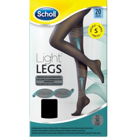 Dr. Scholl's Scholl Lightlegs 20 Denari Taglia S Colore Nero 1 Paio