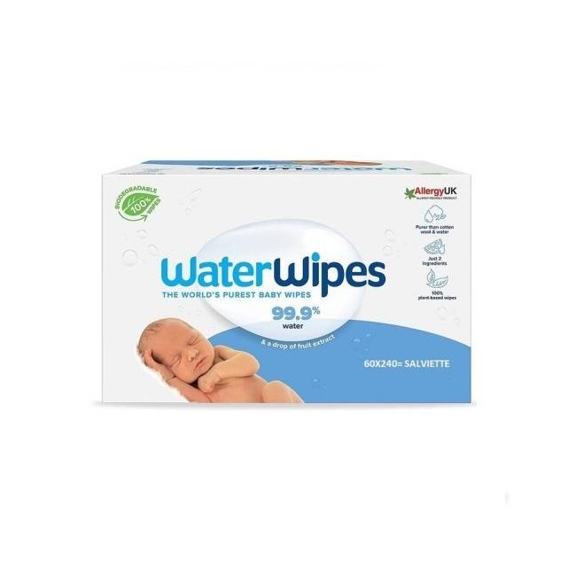 Waterwipes Unlimited Co. Waterwipes Bio 4 X 60 Pezzi