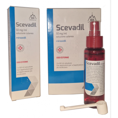 Idi Farmaceutici Scevadil, 50 Mg/ml, Soluzione Cutanea Minoxidil