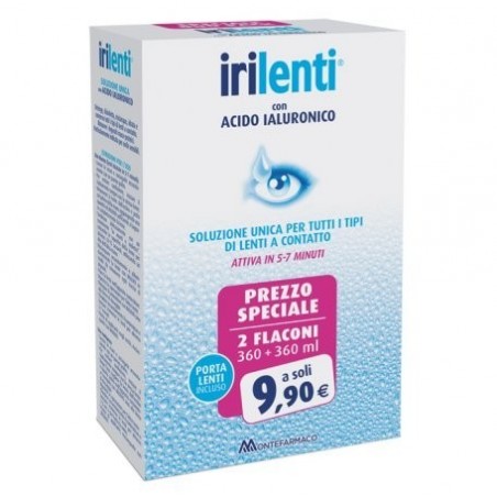 Montefarmaco Soluzione Unica Per Lenti A Contatto Irilenti 2 Pezzi Da 360 Ml