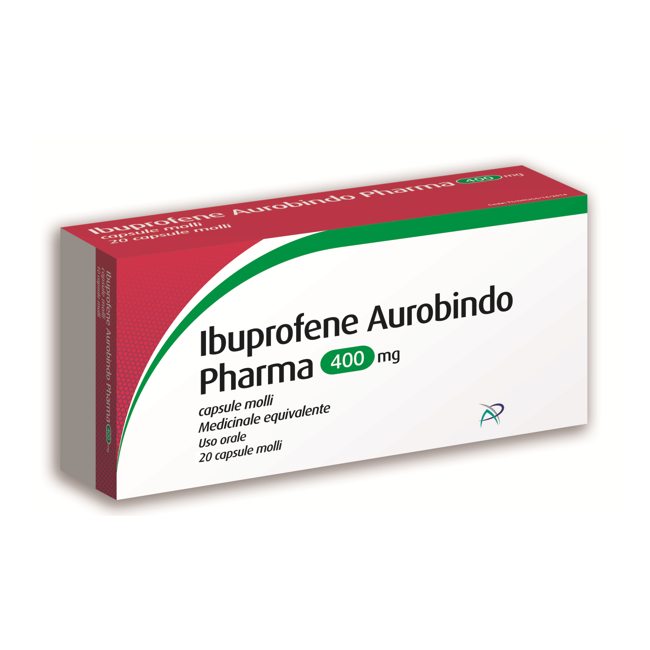 Ibuprofene Aurobindo Pharma 400 Mg Capsule Molli Medicinale Equivalente