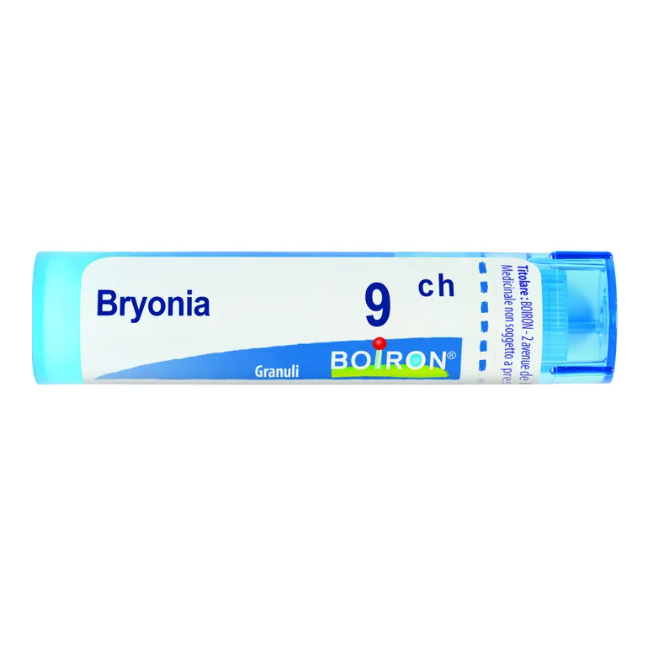 Tubo da 80 granuli con tappo dispensatore di Bryonia Alba 9ch della Boiron